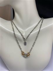 James Avery Sterling Silver Bronze Oval Link Necklace